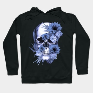 Sage Tribe floral Skull With succulents plants Hoodie